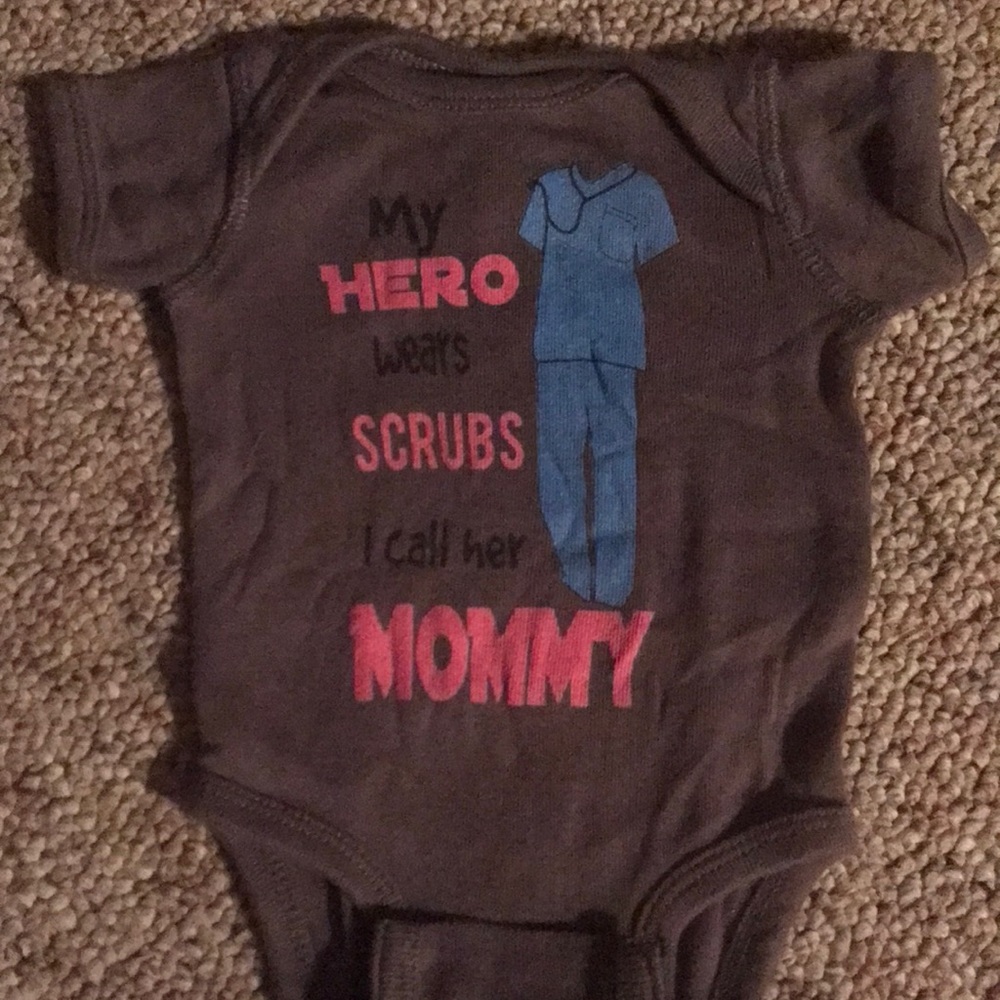 Rabbit skins brand, newborn size “mommy” onesie